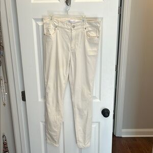 Loft Cream Skinny Jeans